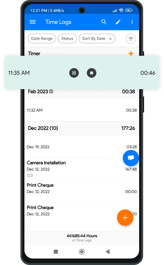 Manage Projects, Tasks & Teams - time tracking app